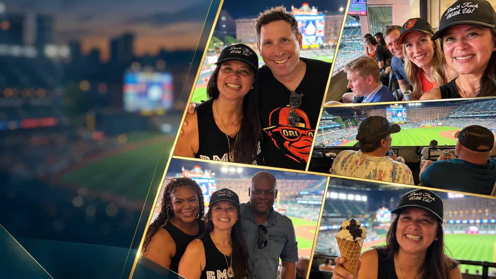 An evening at Camden Yards private suite event with Ascension Business Solutions and partners in Baltimore, Maryland