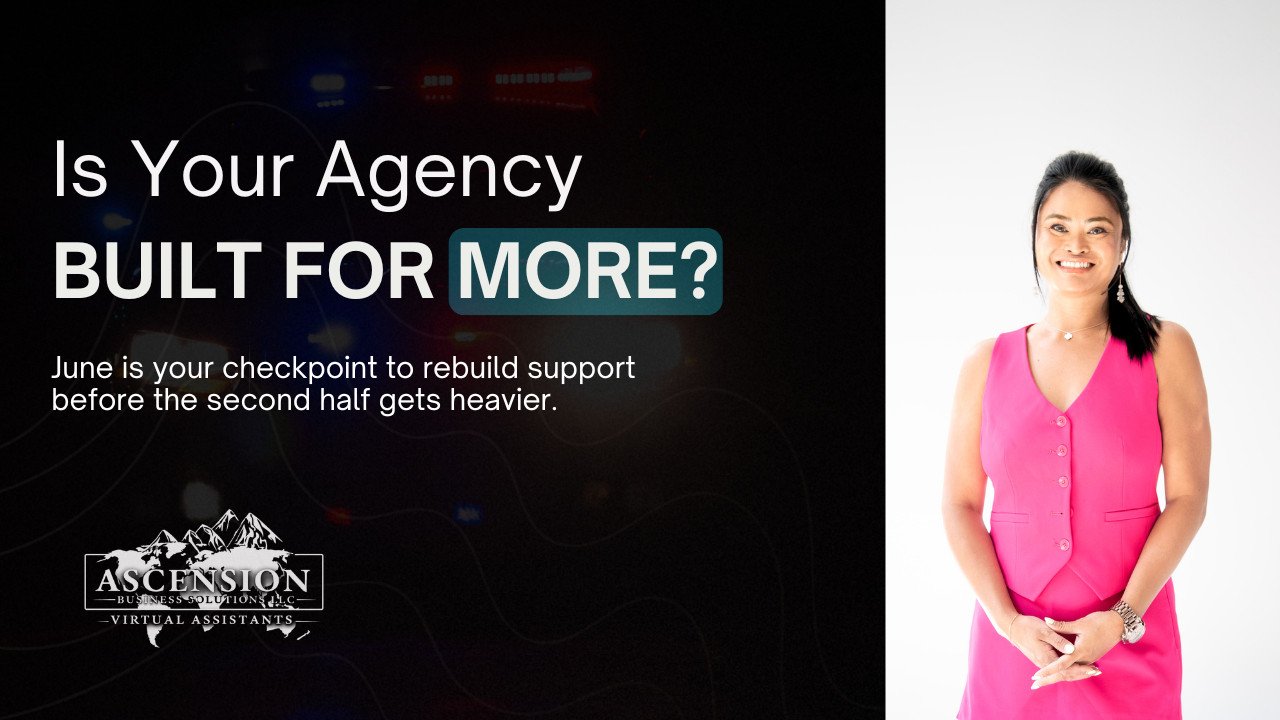 Blog thumbnail for Ascension Business Solutions article titled “Is Your Agency Built For More?” about rebuilding support systems for home care agencies mid-year.